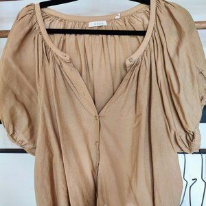 Doen NWOT June shirt driftwood S